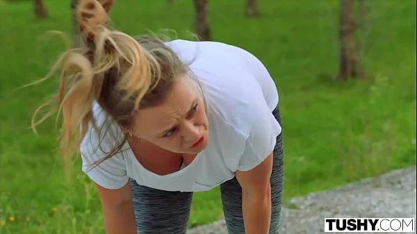 TUSHY Gym bunny Marie gets an intense anal workout