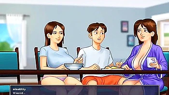 Car Toon - Stepsis Wants Stepbros Huge Dick- Summertime Saga