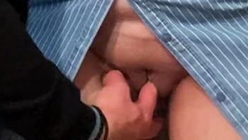 Hot MILF Niki Love69 Gets Her Juicy Pussy Fingered Hard in Public Subway