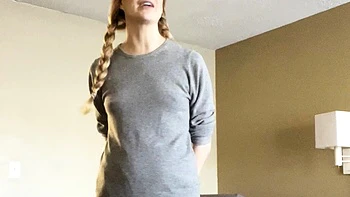 Lovely Blonde With Tight Pussy Masturbate Solo