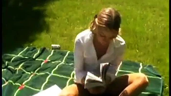 Outdoor blonde stockings: Doggy, Cowgirl  Babe Porn