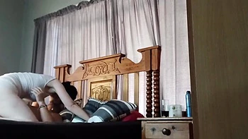 A Gorgeous Brunette Rides My Big Cock