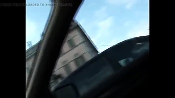 Big Tits Amateur Babe Fingered In Car Backseat - Real Italian Couple Outdoor HD