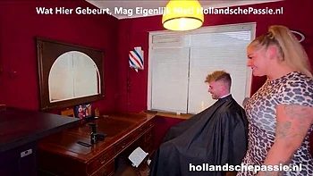 Dutch Blonde Gaby Hofstede Pays Debt with Sex - Big Tits Blowjob Doggy Style