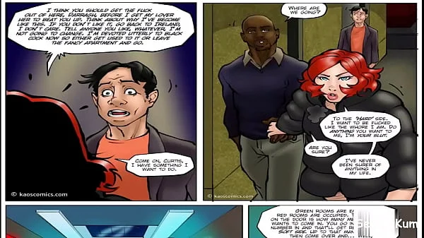 Annabelle's New Life pt. 4 - Married Woman Cheats on her little Dick Husband With Five Big Dick Black Men || Cuckold Cartoon Comic