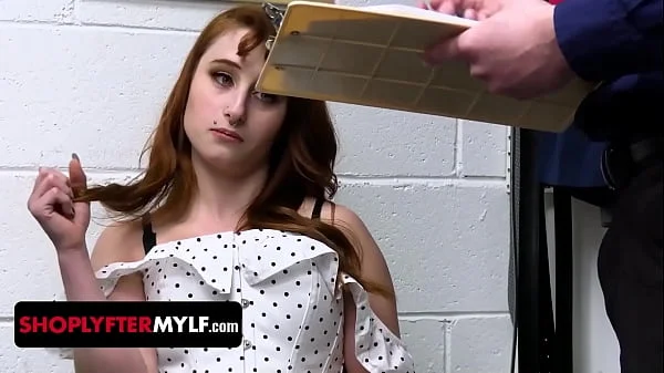 Shoplyfter Mylf - Sexy Officer Orders Officer Joshua To Strip Search A Feisty Redhead Teen Thief