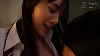 Escolares japonesas besándose y follando