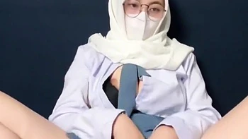 Girl Comes Home From School Squirting