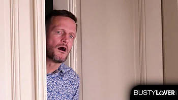 Busty Camgirl Dominno Slammed by Neighbor After She’s Caught