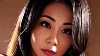 Жесткий догги с упрямой азиатской MILF с большой грудью