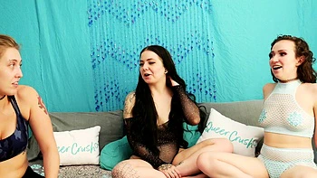 Лесбийское кастинг-тройничок с Хейзел Пейдж и Лили Тот