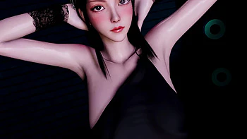 Bela asiática 3D pequena fodida nua hardcore