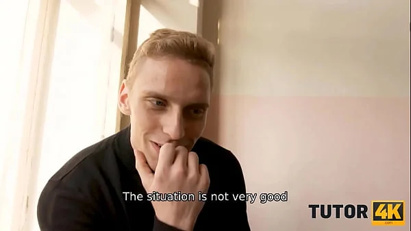 TUTOR4K. Sex with the Russian tutor is a good way for stud to boost mood