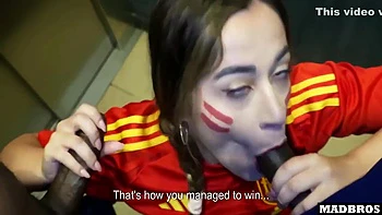 Mr Pover And Marta Villalobos - Big Ass Spanish Supporter Fucked Anal And Dp In Parking Lot After Soccer Match !!!