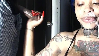 Tetas grandes amateur chupando y follando duro