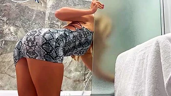 My hot stepmom tears up stepson in front of stepfather,