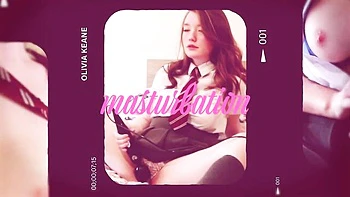 Olivia amateur británica chupando y tragando gran eyaculación