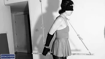 BDSM Lovers91: Submissive Slut Cums Hard in Bondage - Standing Orgasm & Squirting