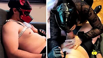 Муж смотрит, как другой мужик грубо доминирует надо мной - жесткий латинский BDSM