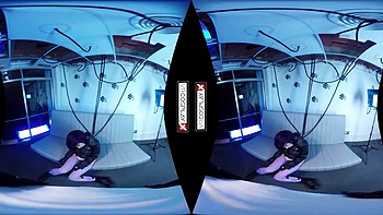 Жесткий трах в VR с привязанными