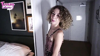 Tiny Titted Allie Addison Gets Creampied by Boss