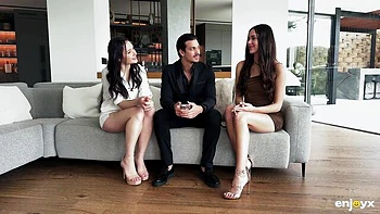 Rosy Joe & Vixi Rafi trio, branlettes et léchage de chatte