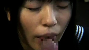 Japanische Amateur-Asia bläst Schwanz POV