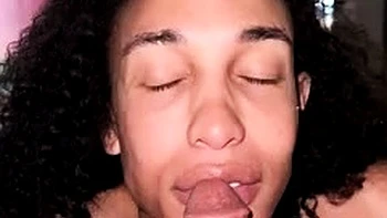 Paja sucia y polla peluda en blowjob POV