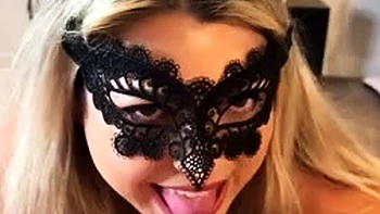 Blonde Babe Sucks Cock with Huge Facial Came