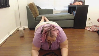 BBW masturbando-se sozinha