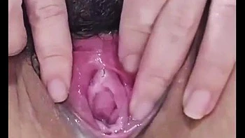 Amateur BBW Babe mit großen Titten und behaartem Arsch