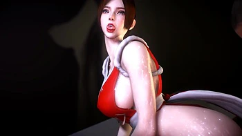 Belle sœur asiatique 3D en cosplay chaud se fait baiser par un gros cock