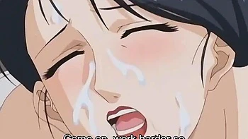 Belle-mère à grosses nichons en gangbang hentai