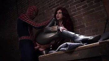 Marvel Widow: Blowjob, Doggy  Cowgirl Porn
