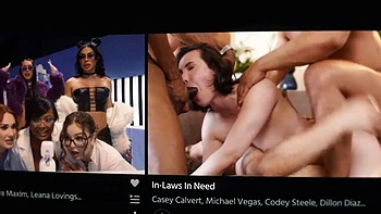 DEVILS FILM - This Lucky Man Joins His In-Law For Hot Anal Threesome WIth Katie Kush