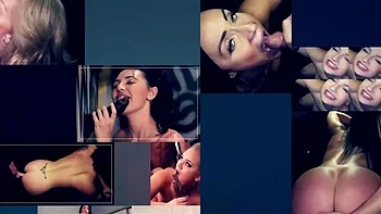 Secrets du gloryhole POV : brune avale des grosses jouissances chaudes