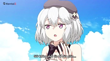 Эрин с огромными сиськами, жопой и членом в групповом