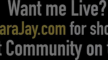 Sara Jay mit riesigen Titten und fettem Arsch wird von großem schwarzen Schwanz gefickt