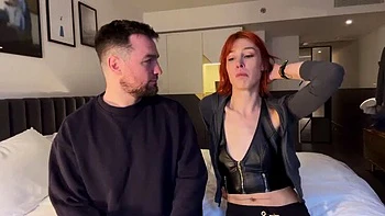 Behind The Scenes Porn: Tall Redhead MILF Pixie Pink Fucks Andres Acosta in Hotel Shower