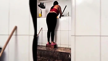 My Step-cousin One Who Cleans The House And I End Up Fucking Her. United States - American