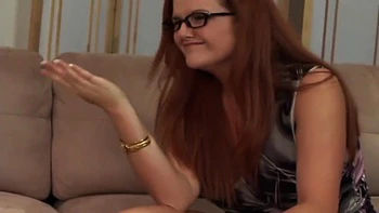 Busty Redhead Milf Is Eager And Ready To Get Banged And Creamed On The Sofa