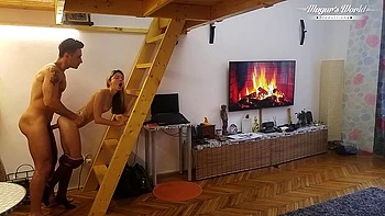 Blonde Gina Gerson gets cumshot doggystyle backstage