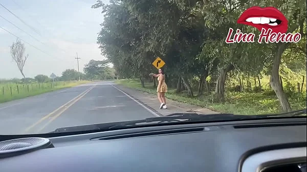 I ride in a stranger's car and we fuck very hard on the highway