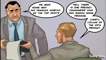 The Mayor S.#5 ep.#2 - Big Dick Boss Cums in his Secretary's Throat - Ebony office Babe