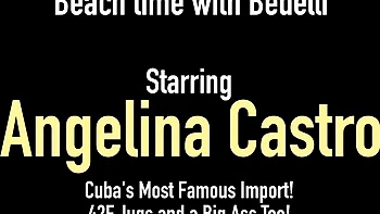 Curvy Latina Angelina Castro Fucked on the Beach