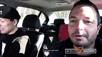 Jessii Van Riva's deep-throat German fuck date