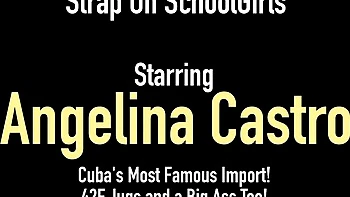 Angelina and Queen's Fat Ass Latina Fuck