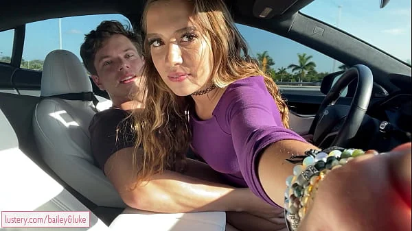 Don't Have To Stop To Fuck Tesla Autopilot Car Sex