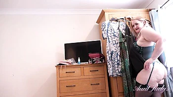 Steamy British bbw milf Becky gets fucked hard in big ass wife scene