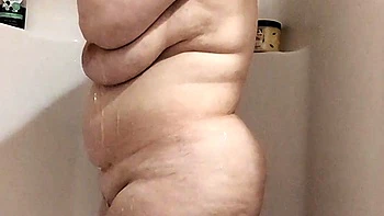 Busty Curly Brunette with Huge Tits Fucks on Couch